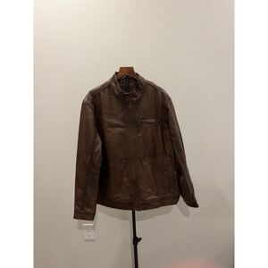 Roundtree & Yorke Lambskin Leather Jacket Western Rancher Heritage  Men's XL